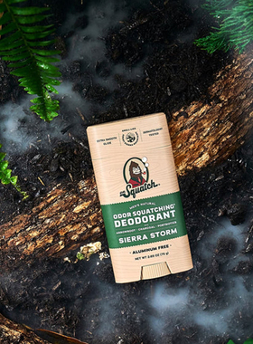 Dr. Squatch-Sierra Storm葛根粉木炭后生元止汗巨杉香持久除臭棒