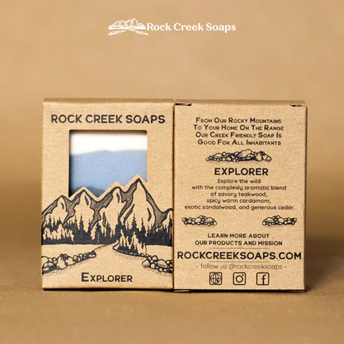 Rock Creek Soaps-探索者 Explorer 清洁保湿男女香皂沐浴皂 118g - 图1
