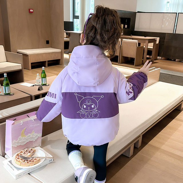 Girls' Down Jacket 2025 New Children's Fashionable Winter Clothes Baby Autumn and Winter Three-in-One Jackets