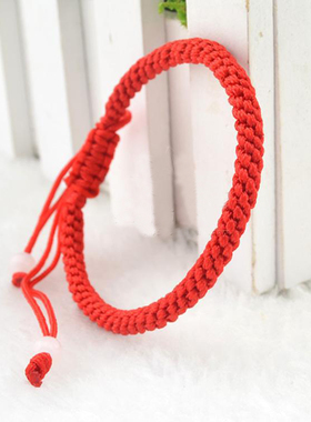 手工本命年红色高考编织玉米结