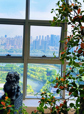 高端会所景观装饰大型海岛春花