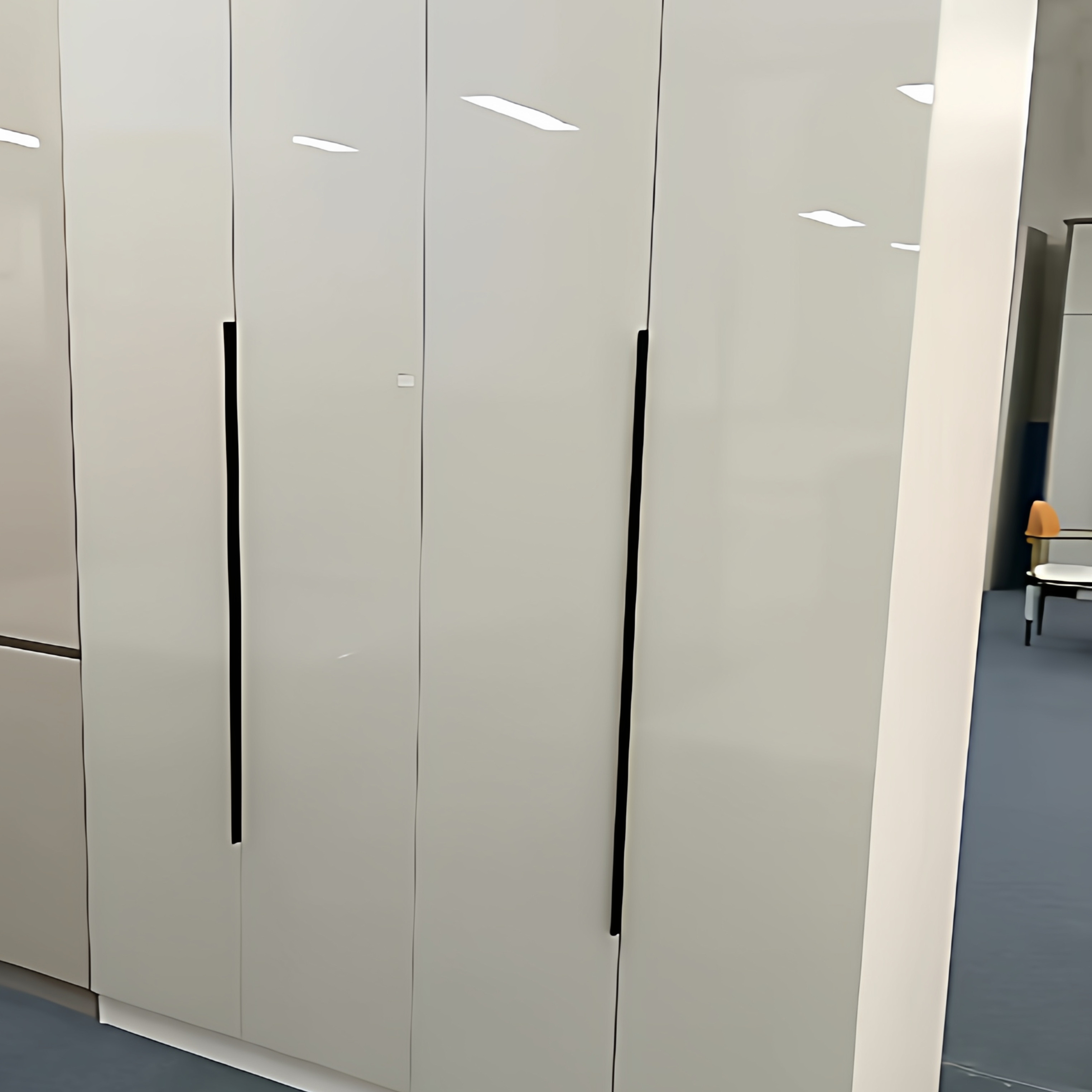 Justin一门到顶衣柜分段式免拉手卧室平开门实木生态板简约大衣橱,淘宝优惠券,粉丝福利购,淘宝优惠卷