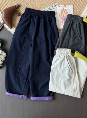 儿童长裤防蚊裤子休闲户外运动 M仓