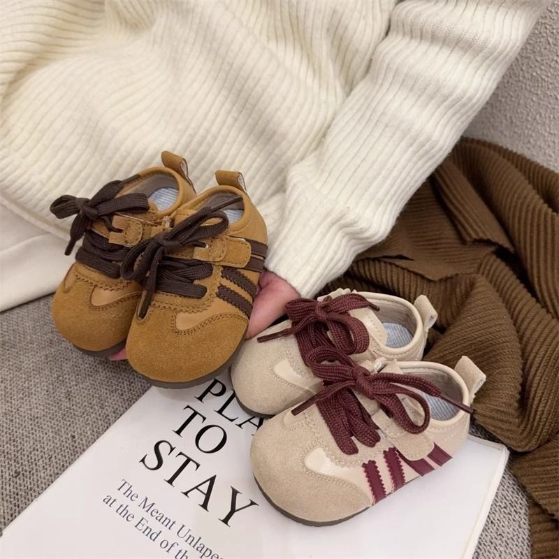 宝宝运动鞋春季款单鞋反绒牛皮防踢软底豆豆鞋男女童1-3岁阿甘鞋,淘宝优惠券,粉丝福利购,淘宝优惠卷
