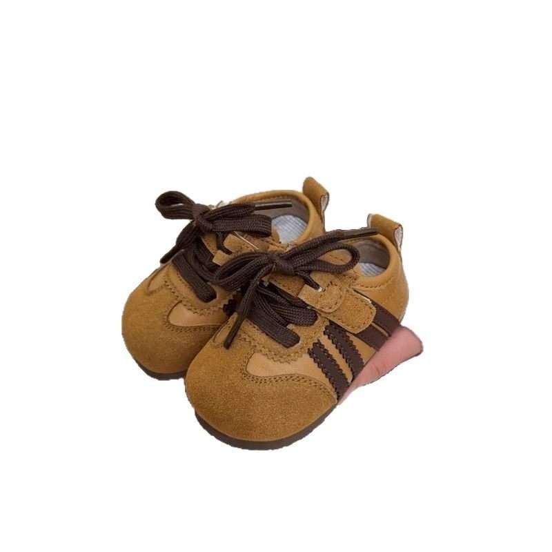 宝宝运动鞋春季款单鞋反绒牛皮防踢软底豆豆鞋男女童1-3岁阿甘鞋,淘宝优惠券,粉丝福利购,淘宝优惠卷