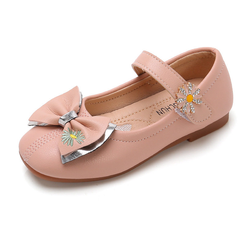 纯色甜美公主小皮鞋2025春季新款童鞋时尚魔术贴英伦风宝宝鞋子潮,淘宝优惠券,粉丝福利购,淘宝优惠卷