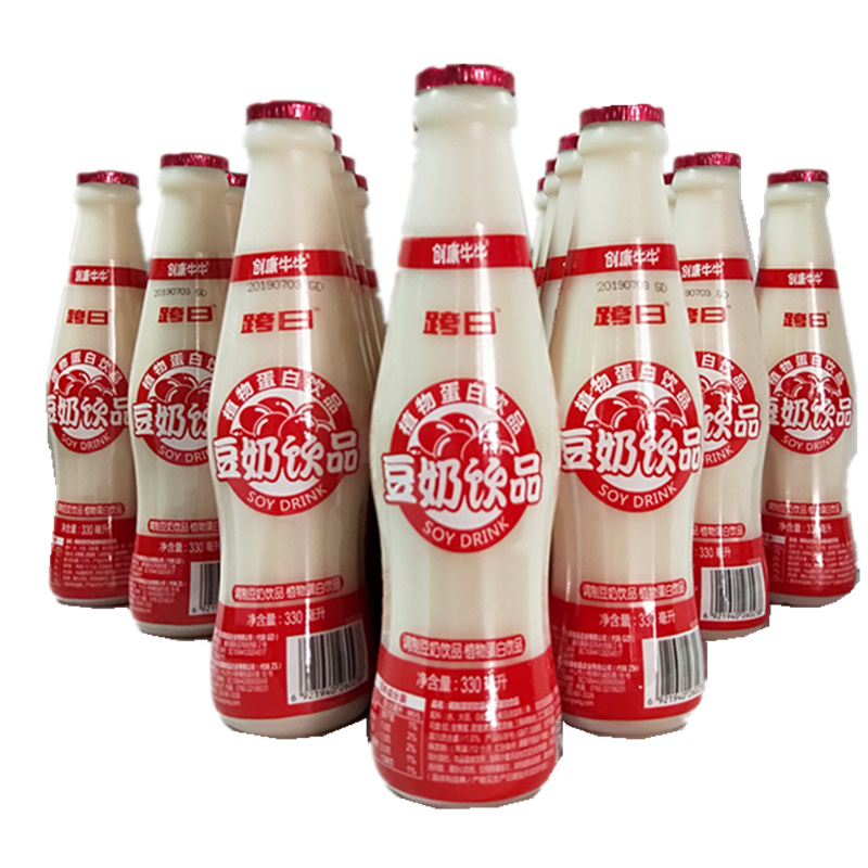 创康牛牛跨日原味豆奶饮品330ml 24瓶营养早餐豆浆植物蛋白饮料,淘宝优惠券,粉丝福利购,淘宝优惠卷