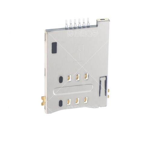 原装正品 MUP-C719卡座  6P自弹 SIM卡座自弹卡座 - 图2