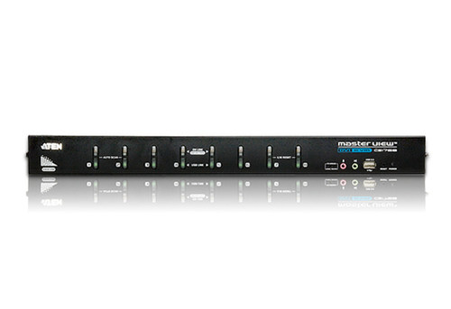 ATEN CS1768  DVI KVM切换器 8进1出 USB&PS2混接 可上机架 - 图0