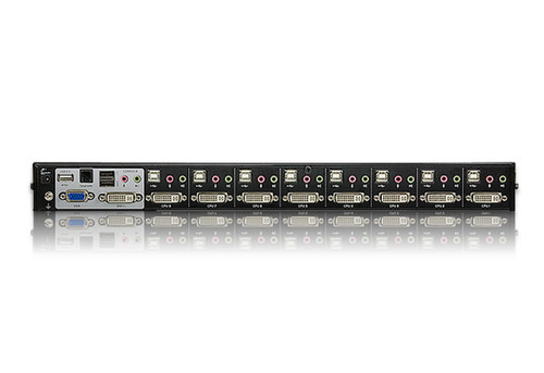 ATEN CS1768  DVI KVM切换器 8进1出 USB&PS2混接 可上机架 - 图2