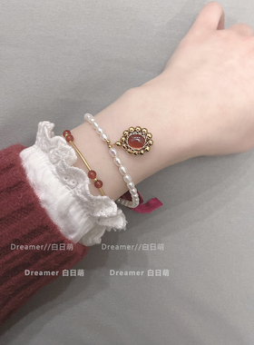 小仙闭眼入的公主风蝴蝶结手链