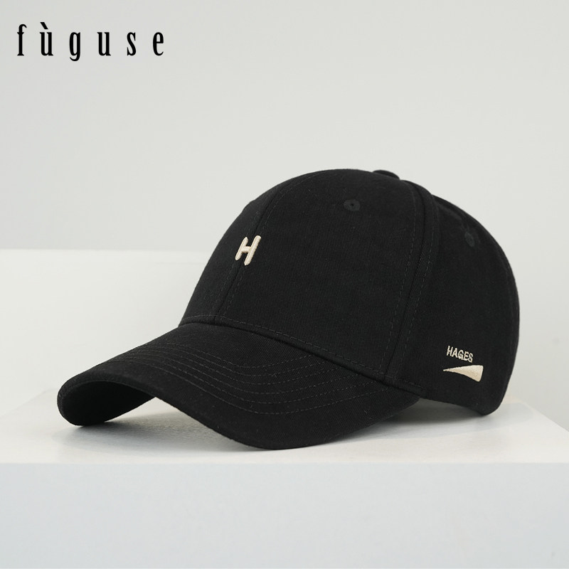 秋冬简约字母硬顶棒球帽子男女ins韩版休闲百搭宽檐显脸小鸭舌帽,淘宝优惠券,粉丝福利购,淘宝优惠卷