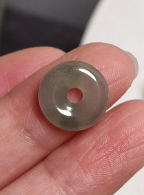 天然翡翠平安扣男女宝宝成人送礼缅甸玉 可编手链脚链本命年红绳