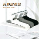 Flocking goose-shaped trouser rack for household trouser hanging hangers