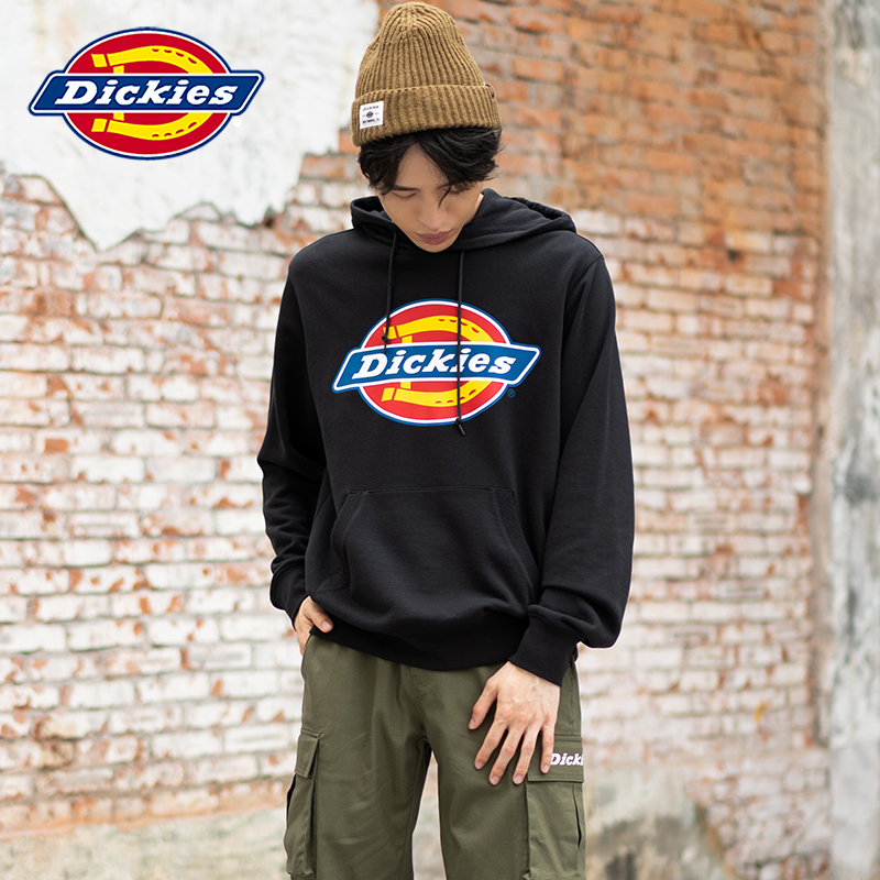 【预售】dickieslogo连帽印花男卫衣 dickies卫衣