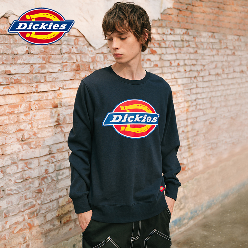 dickieslogo印花情侣圆领卫衣 dickies卫衣