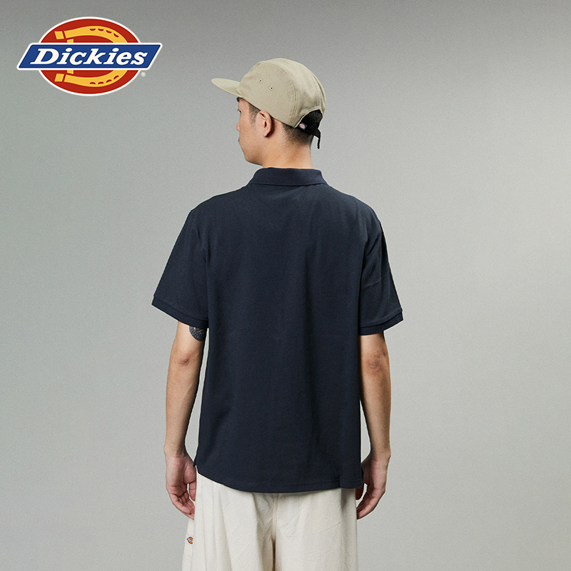 Dickies24春夏新品前胸刺绣logo短袖男式翻领Polo衫 - 图3