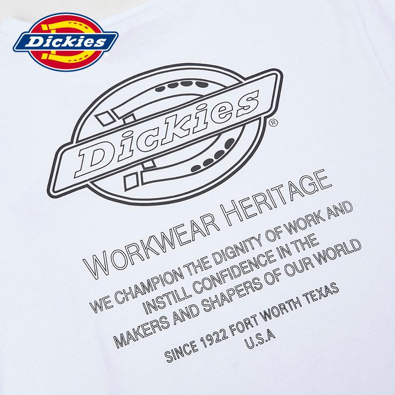 dickies前后logo印花短袖男式t恤 dickiesT恤