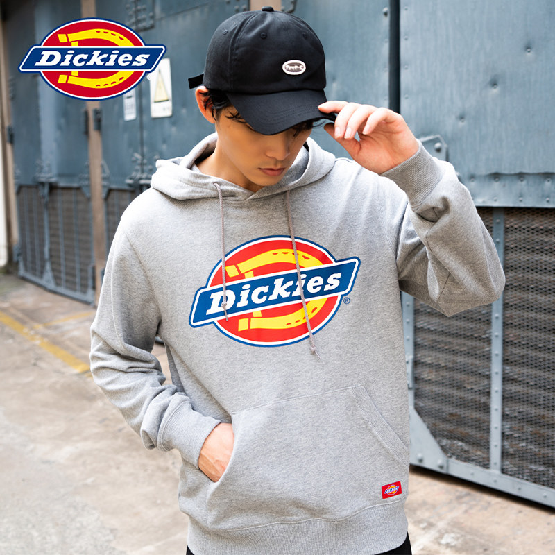 【预售】dickieslogo连帽印花男卫衣 dickies卫衣