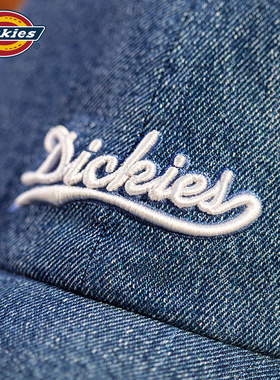DICKIES帽子男款美式做旧潮牌棒球帽字母刺绣遮阳帽女士2026秋冬N