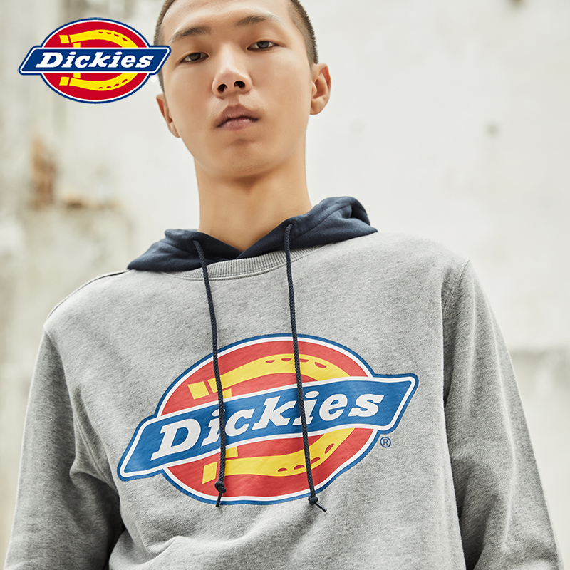 dickieslogo印花情侣圆领卫衣 dickies卫衣