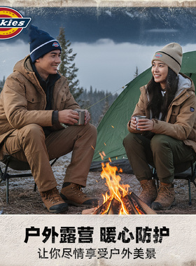 Dickies帽子男款秋冬季保暖摇粒绒内衣针织帽女款含羊毛2026新款N