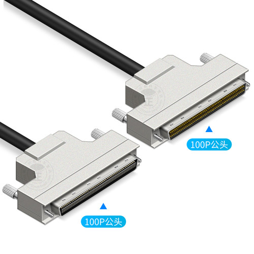 浮太SCSI线HPDB100转CN100连接线公对公数据线SCSI100P带螺丝固定 - 图3