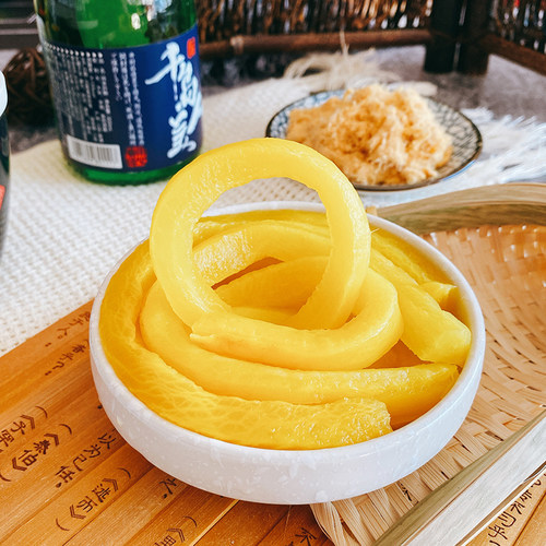 盐渍大根1kg日式大根条寿司紫菜包饭萝卜条黄萝卜条寿司材料食材 - 图0