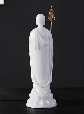 陶瓷站像地藏王佛像供奉摆件