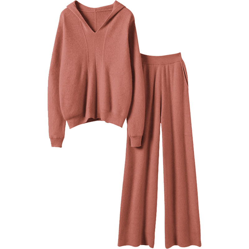 回头率超高！连帽羊绒衫女卫衣羊绒裤女外穿羊绒套装,淘宝优惠券,粉丝福利购,淘宝优惠卷