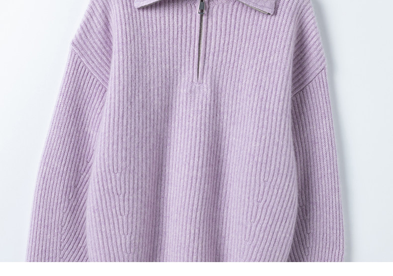 敲美多色！重磅纯羊绒毛衣女慵懒风水手领羊绒针织衫秋冬车厘子红,淘宝优惠券,粉丝福利购,淘宝优惠卷