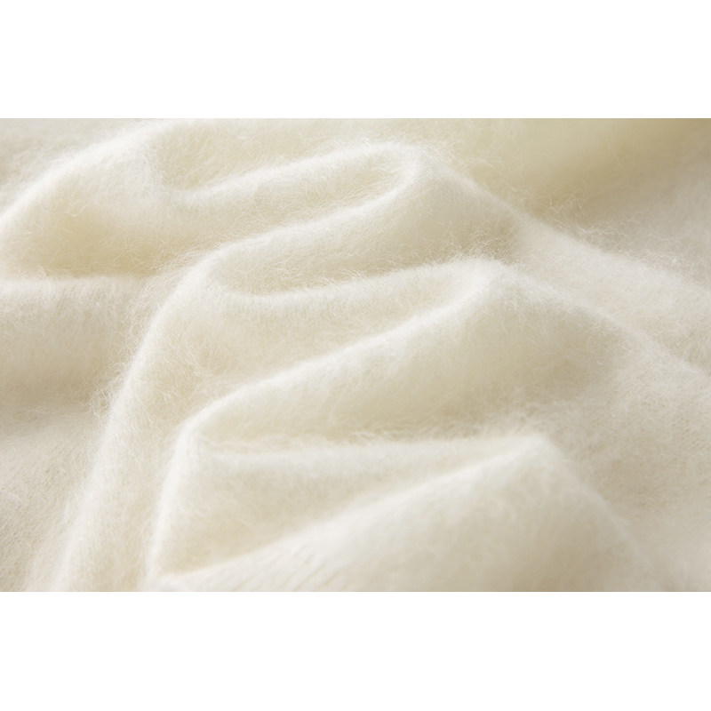 100%山羊绒拉绒小香风女士外套baby软糯"小皮草“ding级拉毛开衫,淘宝优惠券,粉丝福利购,淘宝优惠卷