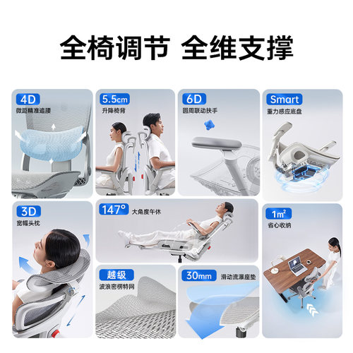 【新品】西昊B300Pro人体工学椅办公椅久坐电脑椅舒适电竞座椅子 - 图0