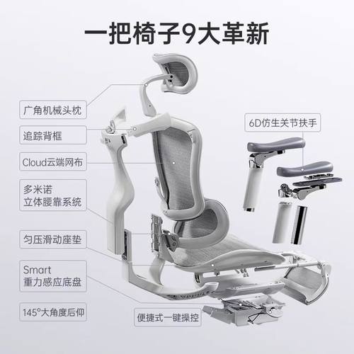 西昊C300一代人体工学椅电脑椅办公椅靠背老板椅书房电竞椅子 - 图3
