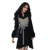 2019 đầu thu đông mới của phụ nữ Hàn Quốc retro lười gió chic chic nhỏ màu đen áo sơ mi váy dài tay áo - váy đầm váy xòe váy đầm