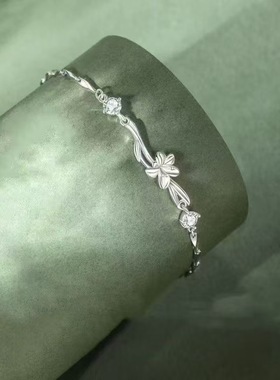 桔梗花手链女生轻奢精致感手饰送女朋友生日纪念日礼物