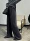 Modern Hot Diamond Slimming Wide Leg Pants Women's 2026 Spring New Loose Drape Casual Floor-Mapping Pants M8850