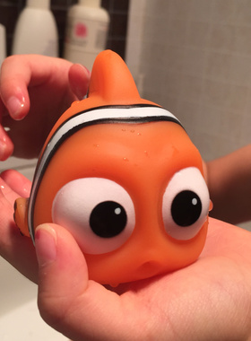 海底世界洗澡搪胶小动物玩具喷水