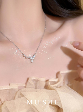 精致高级感气质甜美蝴蝶结珍珠