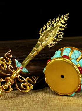 纯铜文殊剑密宗金刚杵供佛用品