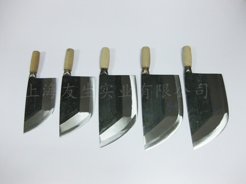 CHAN CHI KEE/香港陳枝記 木柄碳钢猪肉刀大斩肉刀斩骨刀菜刀 - 图0