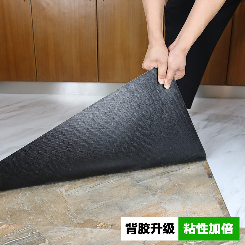 pvc地板贴自粘石塑地板胶加厚耐磨防水地砖贴纸水泥地面翻新家用_虎窝淘