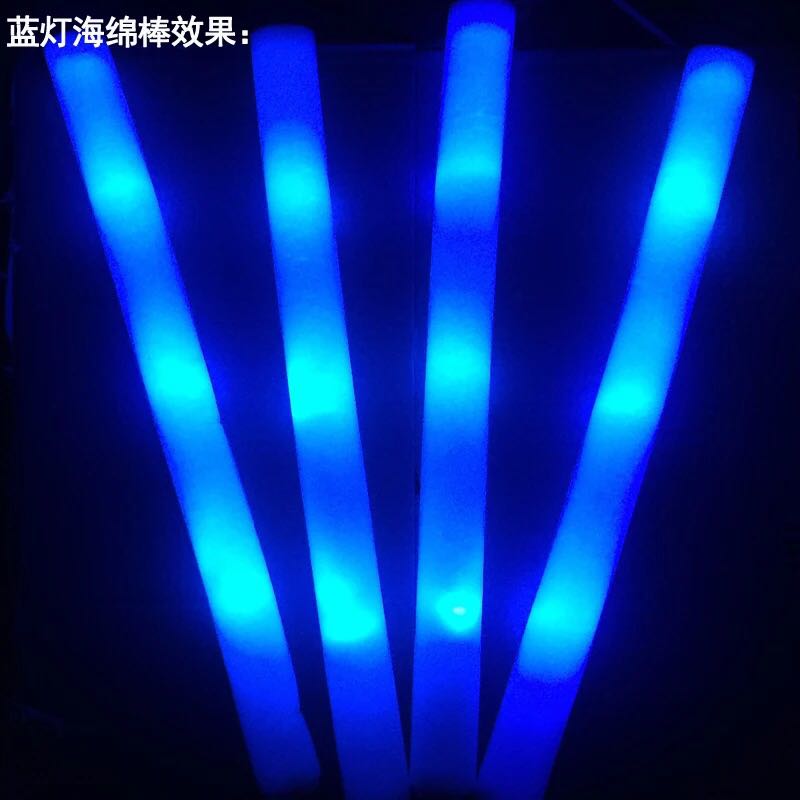 厂家直销七彩海绵发光棒泡沫棒演唱会定制大号荧光棒闪光棒印logo - 图2