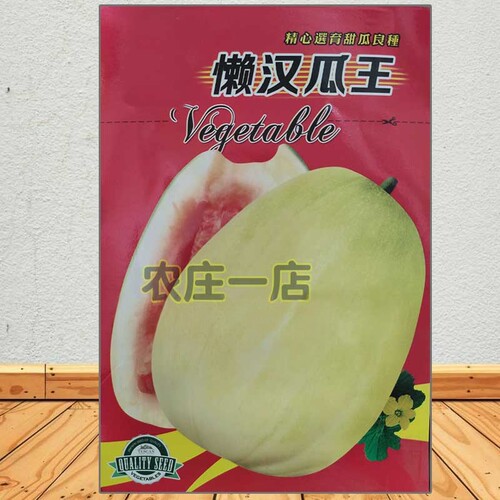 懒汉瓜王种子白色甜瓜种籽四季播农家高产甜早熟薄皮香瓜水果种孑 - 图0