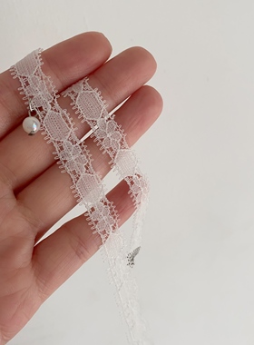 25元包邮少女白色蕾丝锁骨链choker颈带珍珠吊坠短款超仙锁骨链