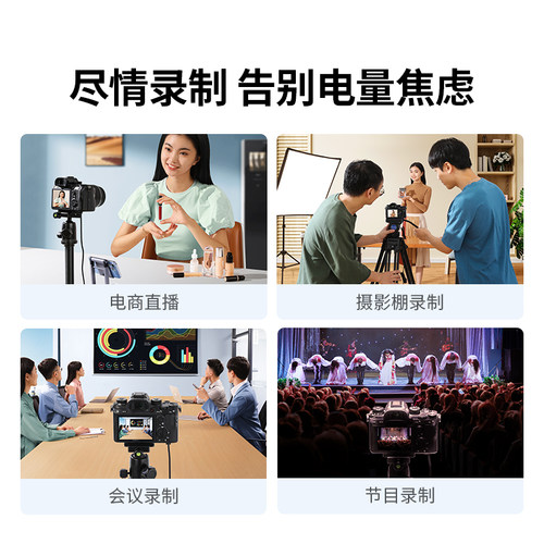 绿联np-fw50相机假电池外接电源直播适用索尼sony zve10 a6400 a7m2 a6300 a6000 a7r2 a6100 A5100 nex7单反 - 图0