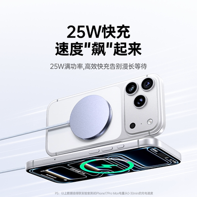 绿联25W磁吸无线充电器套装