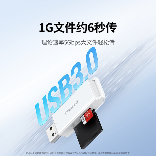 Greenlink multifunktionaler USB3.0-Kamerakartenleser mit doppeltem Verwendungszweck