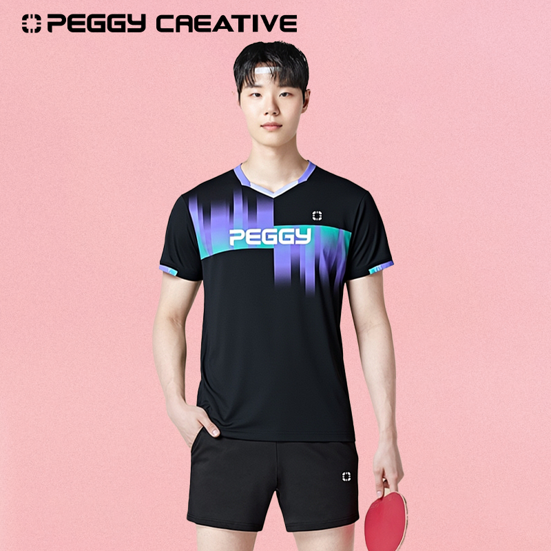 韩国佩极羽毛球服男女同款短袖运动速干大赛服训练服T恤可定制,淘宝优惠券,粉丝福利购,淘宝优惠卷