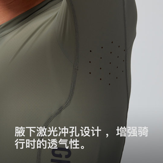 GRC桀骜无尽春夏新款TECH短袖上衣透气轻薄公路自行车骑行服男士